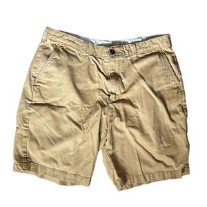 Eddie Bauer Shorts Mens 36 Brown Tan Chino Cotton Casual Outdoor